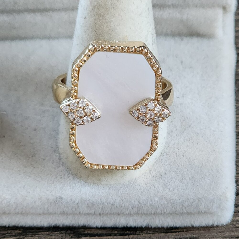 Park Lane Moonflower Ring-Sz 10